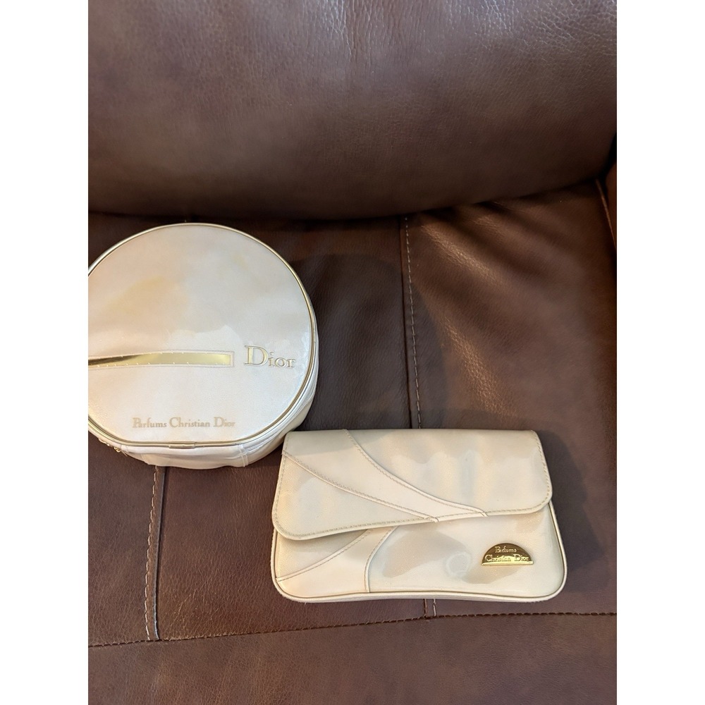 Dior vintage 2 piece set make up bags - Picture 6 of 13